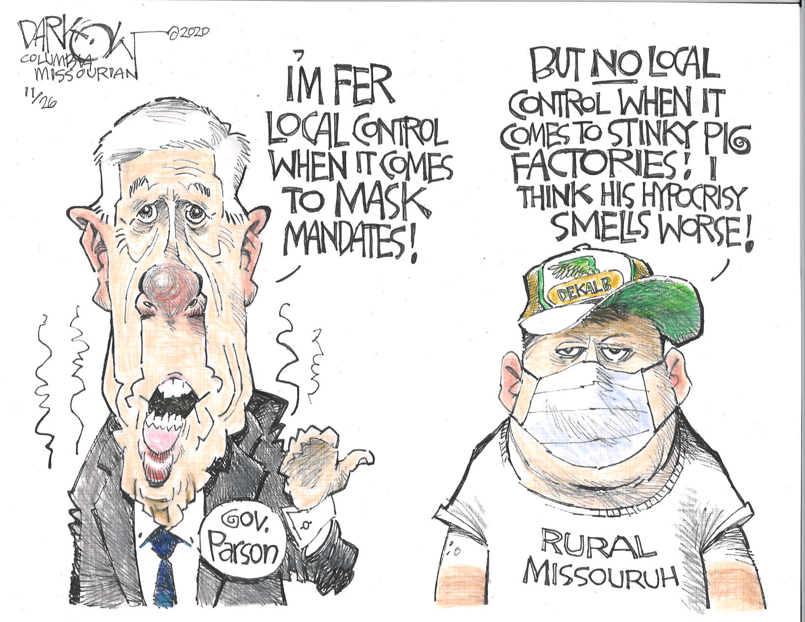 Darkow: Hogging Hypocrisy